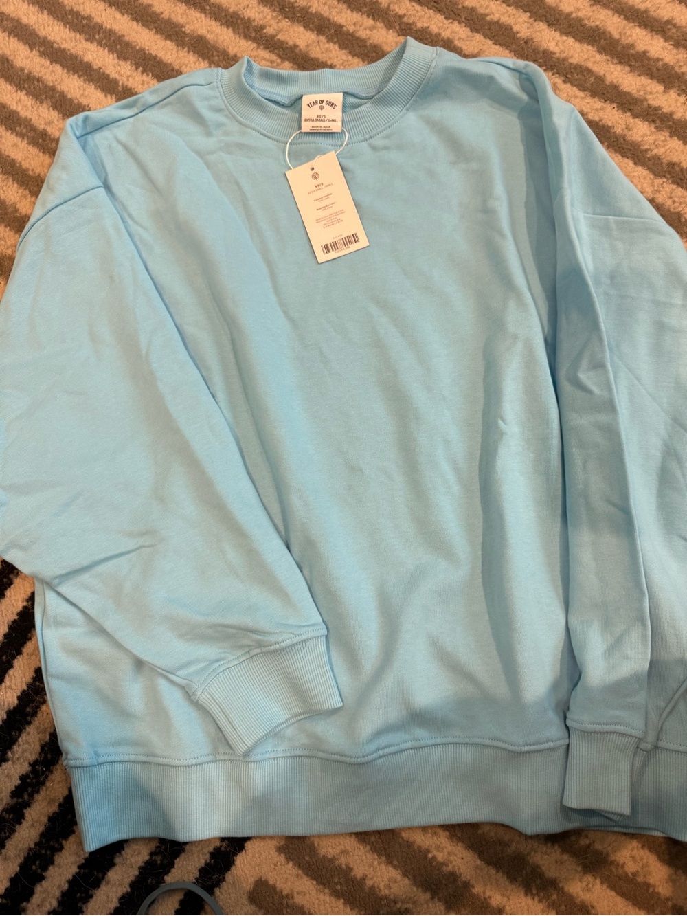 Year of Ours Powder Blue Crewneck Sweater - Men's